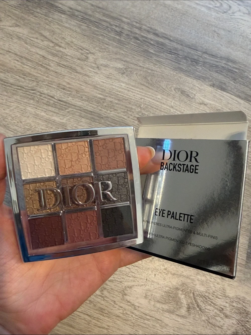 Dior Backstage Eyeshadow Palette — Browns, Cream & Black $55